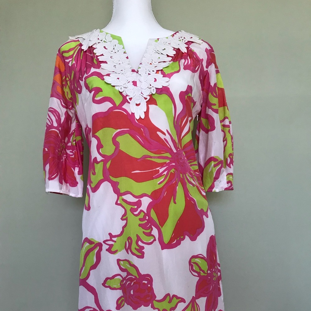 Lilly Pulitzer 3/4 sleeve dress
